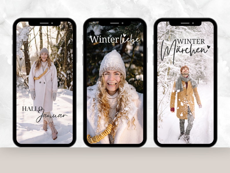 Instagram Story Stickers Winter | Snow | Advent | Christmas Market ...
