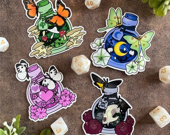 Enchanted Potion Vinyl Sticker: Dungeons & Dragons TTRPG