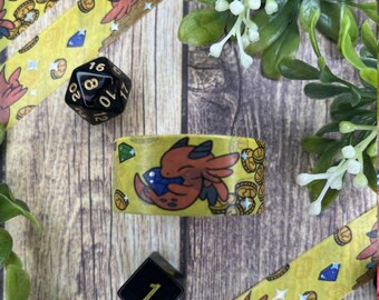 Kash's Coins Washi Tape: Silver Foiled TTRPG Journaling (15mm x 10m)