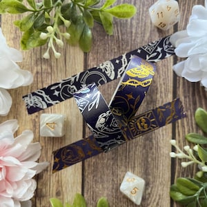 Dark Enchantment Washi Tape: Halloween Skull Decorative Tape