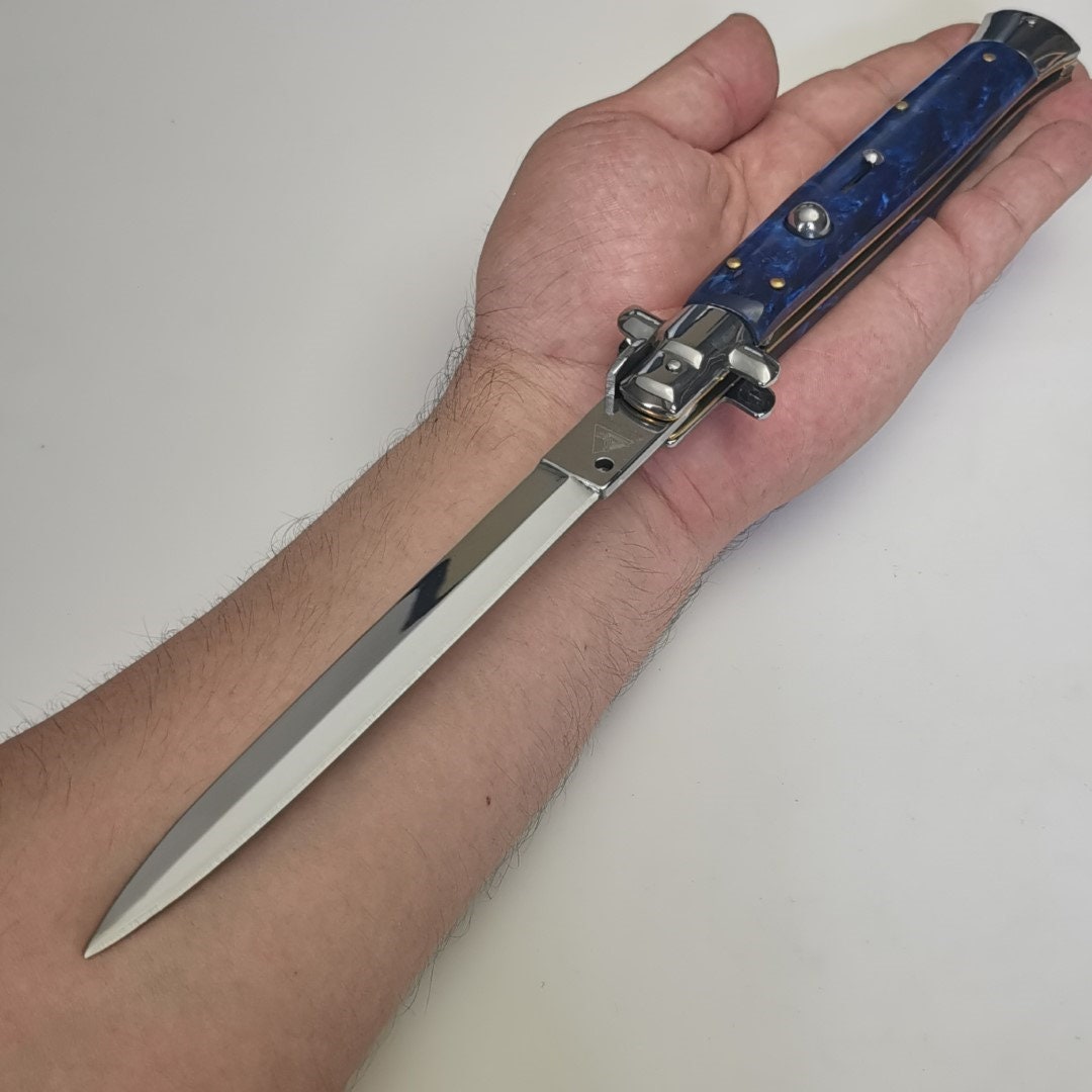 13 Vintage Style Gangster Knife. Classic Pocket Knife. Etsy