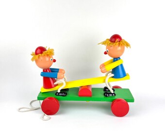 Produktbild von Bajo Nachziehtier „Wurm" - Holzspielzeug Zum Ziehen