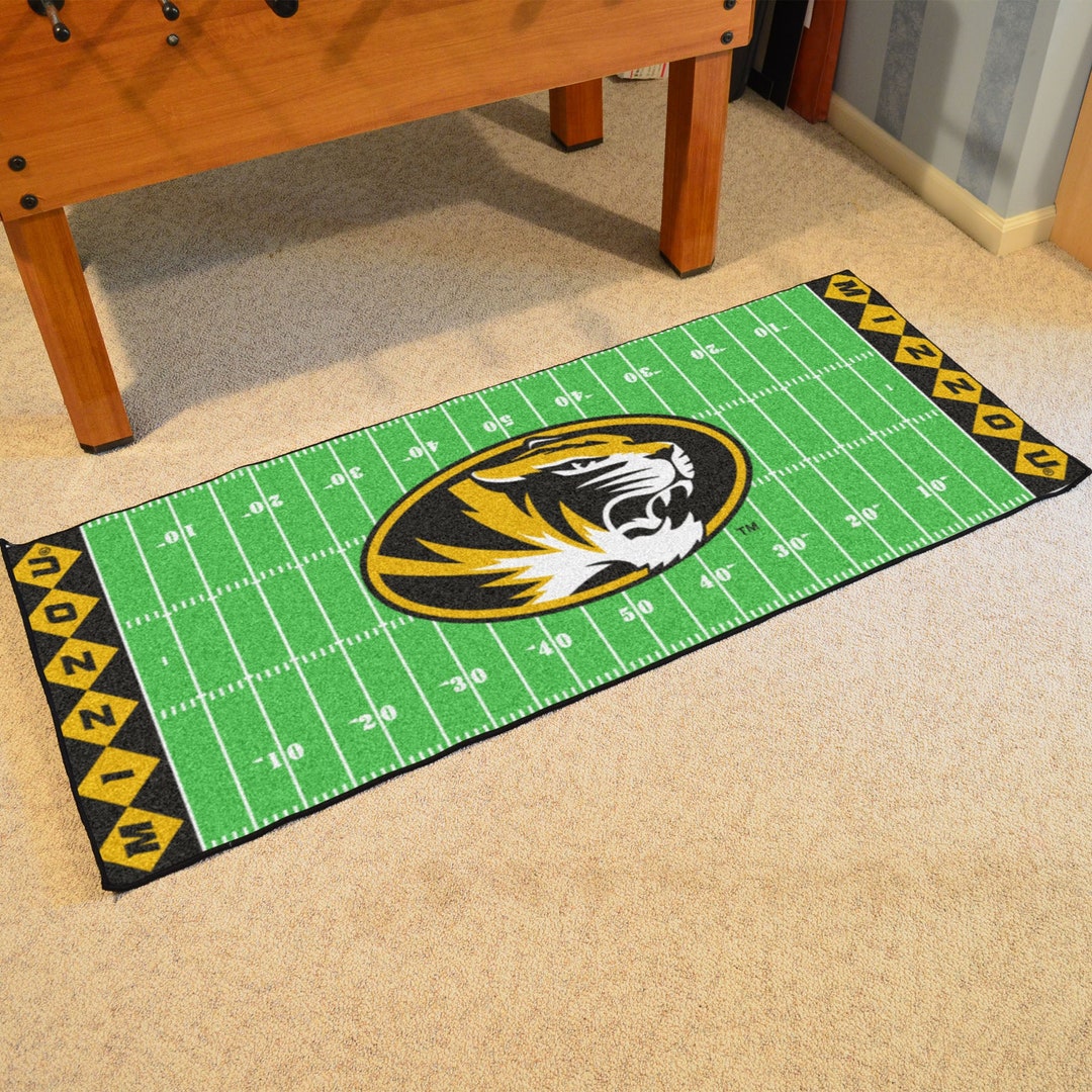 Missouri Tigers Football Runner 30x72 Etsy