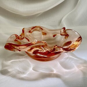 Bohemia Art Glass Ashtray/Bowl