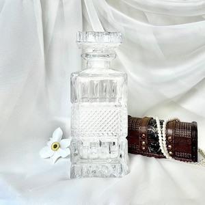 Luxury Bohemia Glass Drinking Carafe Made in Czechoslovakia