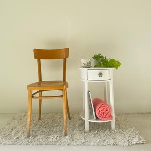 Midcentury Beechwood Ton Chair 60ies Czechoslovakia Vintage