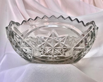 Art Deco Rosaline Glasschale, Inwald 1930