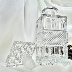 Luxus Böhmen Glas Trinkkaraffe Made in Czechoslovakia