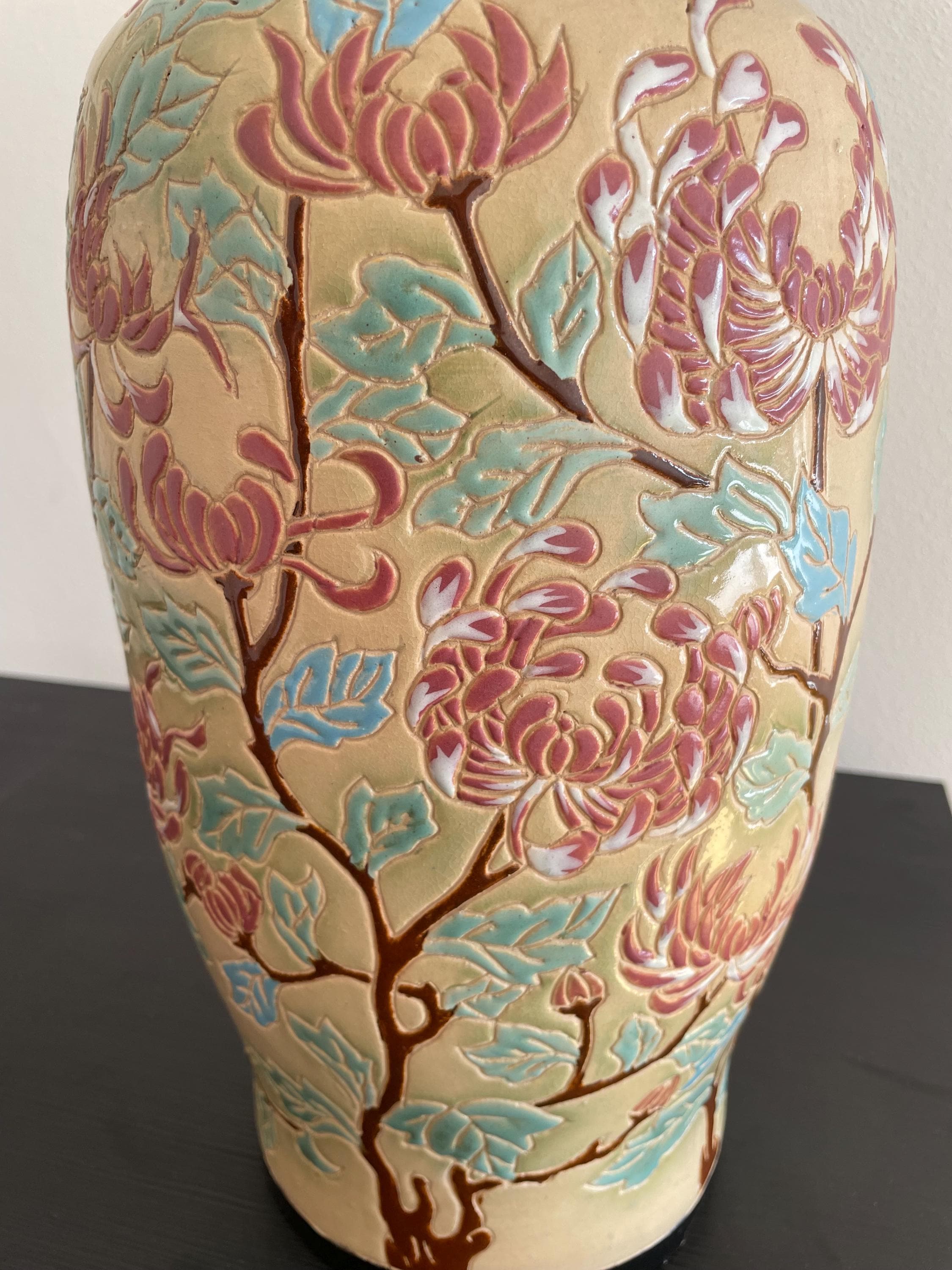 Bien hoa ビエンホア　Dona ベトナムとうきヴィンテージ　鉢 Dona Bien Hoa Vietnam Ceramics Large Vase - Etsy