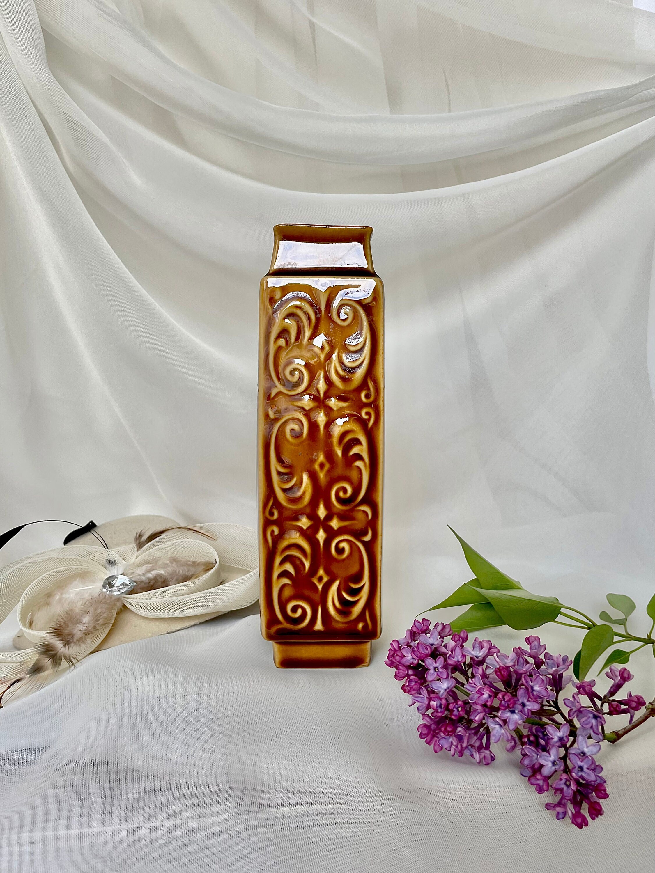 Ditmar Urbach　チェコスロバキア　フラワーベース Ditmar Urbach チェコスロバキア フラワーベース