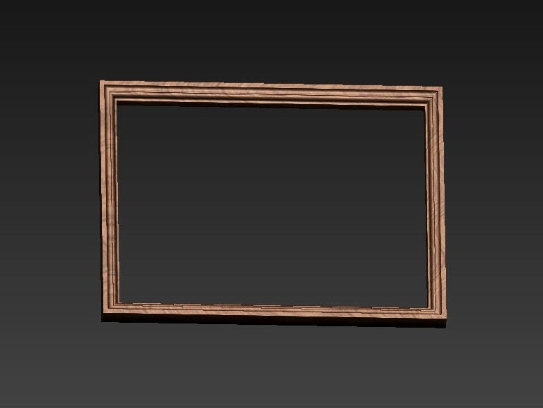 Buy Frame File for CNC, 3D STL File, Engraver, Artcam, Wood, Wall Decor ...