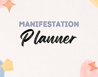 Manifestation Planner Self Love, Self Care Gratitude Tracker Manifesting Dreams