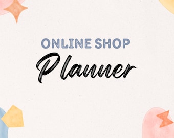 Planer sklepu Etsy Plan biznesowy do druku Planer sprzedawcy Etsy Mała firma Cyfrowy plan biznesowy Finanse