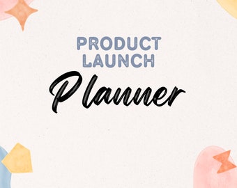Digital Product Launch Planner Course Creation Plan Printable Course Creator Planner Course Launch Business Planner