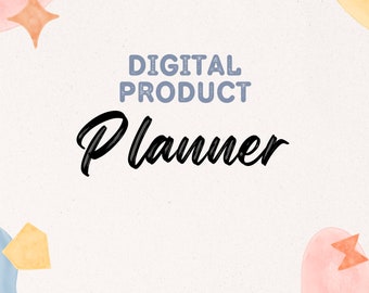 Digital Product Launch Planner | Course Creation Plan | Printable Course Creator Planner | Course Launch Planner | Business Planner PDF A4