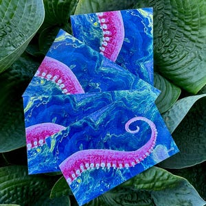 Octopus Arm ‘Houdini’  Postcards 4-pack