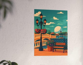 Epcot World Showcase Poster: Spaceship Earth Print (Digital Download PNGs)