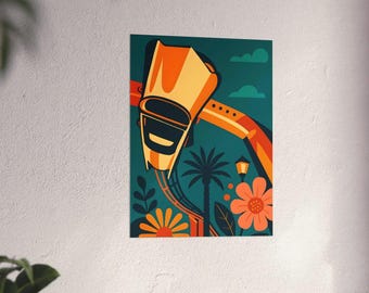 Rock n Roller Coaster Poster: Retro Hollywood Studios Print (Digital Download)