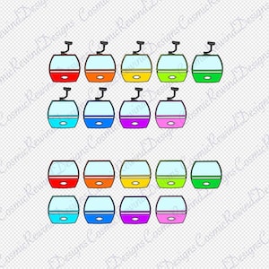 Skyliner Icons PNG | Digital Download