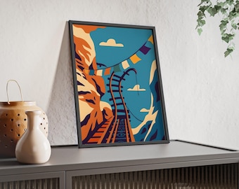 Expedition Everest Poster | Animal Kingdom Art | Theme Park Ride Digital Download Print
