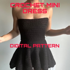 Crochet Mini Dress pattern