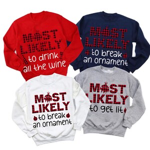 Most Likely To Shirt Christmas Bundle,  Christmas Shirt, Most Likely to Shirt, Custom Matching Family Shirts, Funny Christmas Shirt