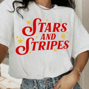Stars and Stripes Shirt, Speak Up Shirt, Feminist Fourth of July Shirt, Freedom for All , Red White and Blue T-Shirt USA,Stars Stripes Tee