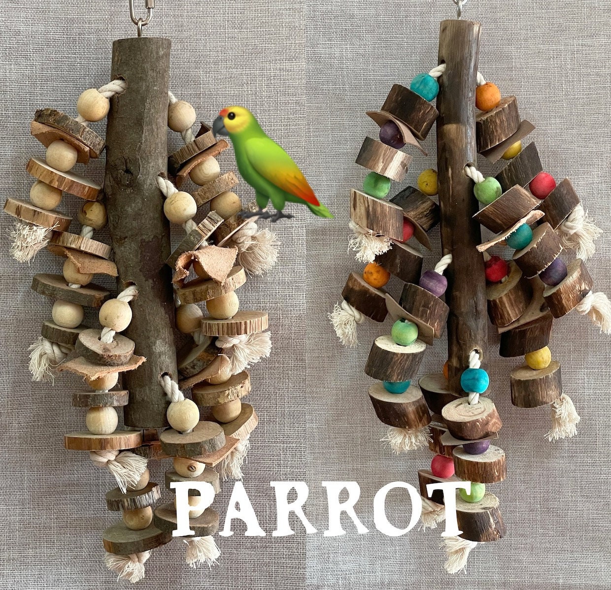 100 LARGE JUMBO WOOD POPSICLE CRAFT STICKS 6 x 3/4 ARTS PARROT BIRD TOYS