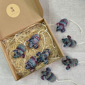 Bohemian Style Catnip Toys / Fabric Flower Mouse Teasing Cat Toys / Plush Cat Gnawing Toys / Interactive Relief Cat Toys