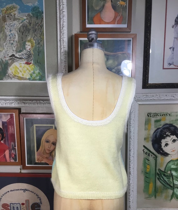 1960’s Angora Sweater Vest Reversible - image 3