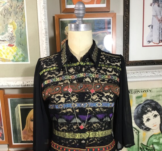 The Limited/Don’t Stop 1990’s Women’s 2 Piece Skirt Outfit View 2