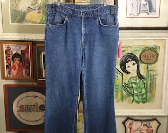 Levis 1970’s Orange Label Bell Bottom Jeans