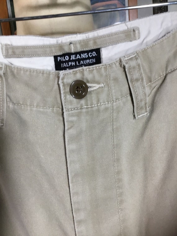 Ralph Lauren Polo Jeans 1980’s Men’s/Unisex Khaki… - image 3