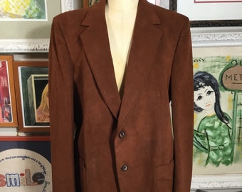 1970s El Toro Bravo Western Suede Jacket - Etsy