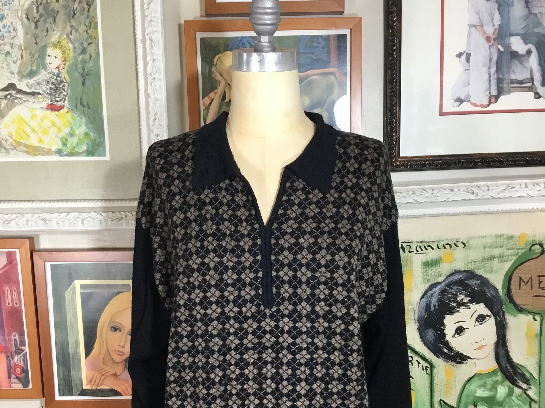 トップス liten Sculpture form pullover Oversized Knitted Pullover | PUPPET SUNSUN | GU US