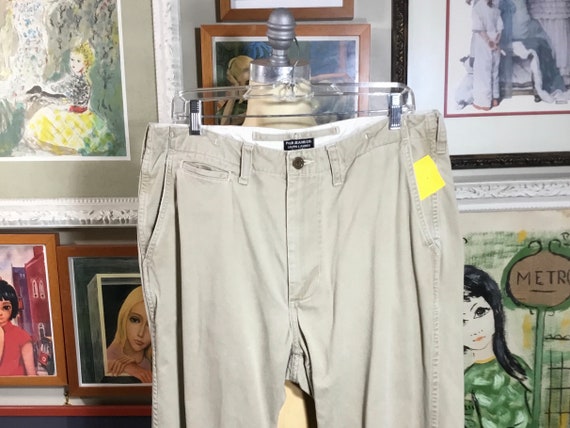 Ralph Lauren Polo Jeans 1980’s Men’s/Unisex Khaki… - image 1