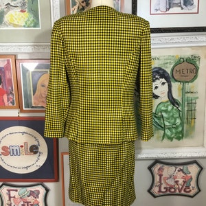 Vintage 1980s Womens 2 Piece Checked Suit image 3