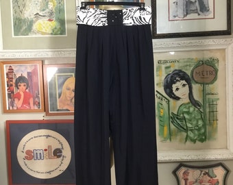 1980’s Women’s High Waist Club Pants