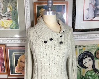 Daddy’s Money 1970’s Women’s Cable Knit Sweater