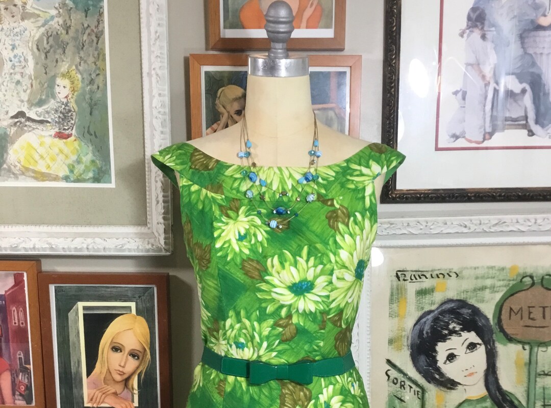 1960s Tropical Dress by Penney's Hawaii | S/M