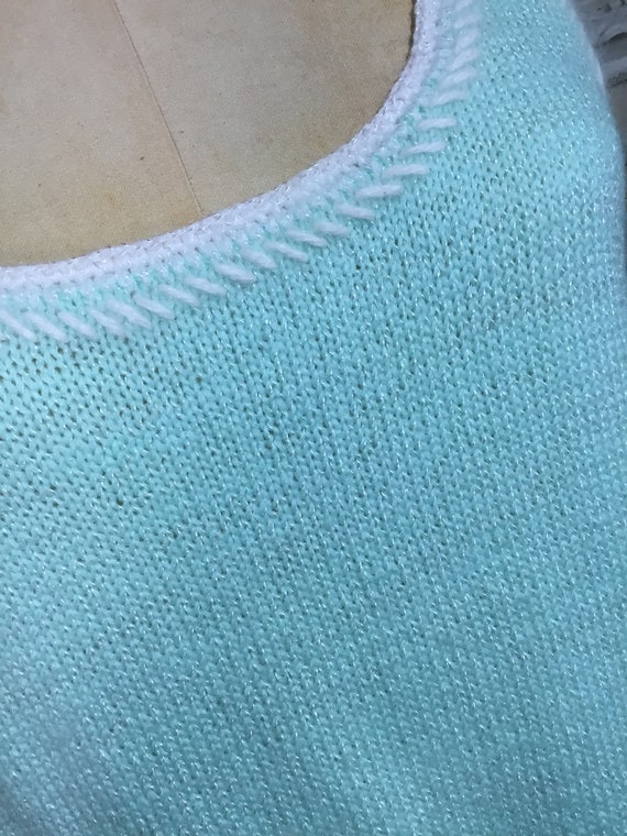 1960’s Angora Sweater Vest Reversible - image 5