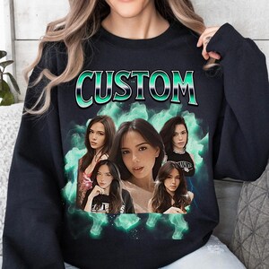 Custom Girl friend T-Shirt,Custom Girlfriend Face T-Shirt,Shirt With Girlfriend Face,Custom Your Own Picture Idea,Pictures Tee for Couple