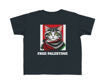 Toddler Keffiyeh Kitty T shirt