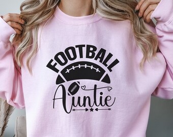Football Auntie Sweatshirt, Football Auntie Shirt, Football Shirt, Sports Aunt, Gift For Auntie, Auntie Shirt Football Autumn, Aunt Sweater