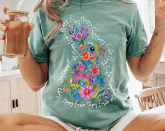 Easter Shirt Jesus Easter Shirt He Is Risen Easter Shirt Christian Easter Shirt Easter Bible Verse Easter Bunny Shirt Floral Easter Shirt