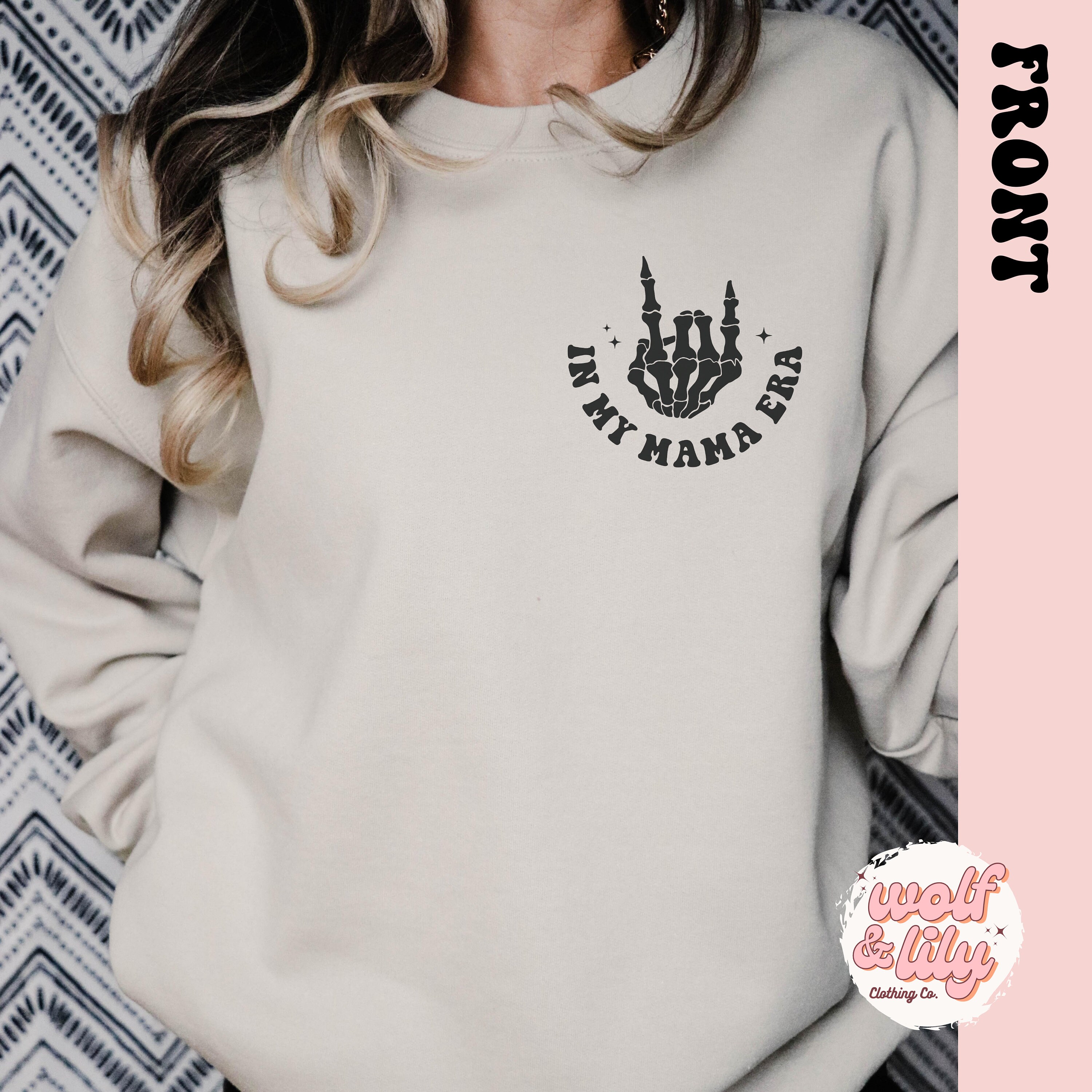 In My Racing Mama Era Race Mom Checkered Mama Of Racer Women Hoodie | DE