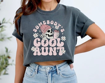 Cool Aunt Cool Aunt Shirt Cool Aunts Club Aunt Era Auntie Shirt Promoted To Aunt In My Auntie Era Somebodys Feral Aunt Shirt Feral Aunt