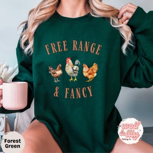 Chicken Sweatshirt Funny Chicken Shirt Funny Chicken Shirts Barn Shirt Chicken Lover Shirt Chicken Hoodie Chicken Lover Local Egg Dealer