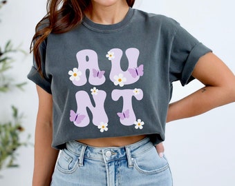 In My Auntie Era Cool Aunt Cool Aunt Shirt Cool Aunts Club Aunt Era Auntie Shirt Promoted To Aunt Somebodys Feral Aunt Shirt Feral Aunt