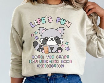 Mi barriga duele camisa dolor de barriga sobreviviente intolerante a la lactosa IBS camisa de ganso tonto Weirdcore barriga duele sudadera GERD camisa enfermedad de Crohns